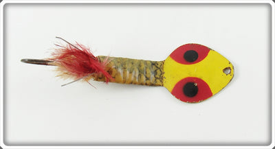 Vintage E.C. Gregg Yellow Crazy Swimmer Lure