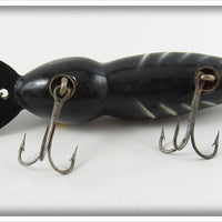 Whopper Stopper Black White Stripes Hellbender