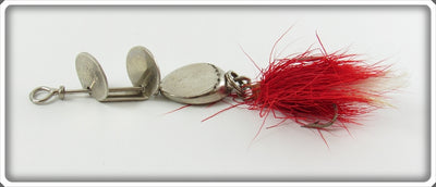 Vintage Marathon Red Bucktail Double Spinner Lure