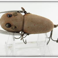 Heddon Grey Flocked Mouse Crazy Crawler