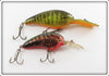 Vintage Norman Natural Crawdad Crankbait Lure Pair 