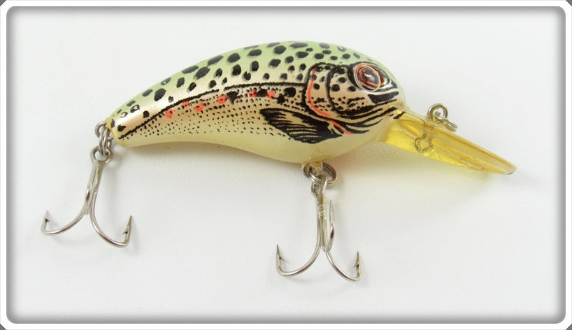 Vintage Unknown Natural Rainbow Trout Big O Type Lure For Sale