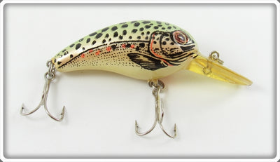 Vintage Unknown Natural Rainbow Trout Big O Type Lure