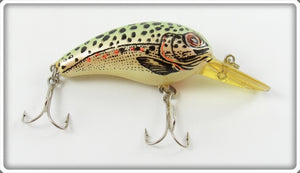 Vintage Unknown Natural Rainbow Trout Big O Type Lure