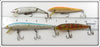 Rebel Gold, Silver & Natural Minnow Lot Of Four