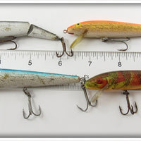 Rebel Gold, Silver & Natural Minnow Lot Of Four
