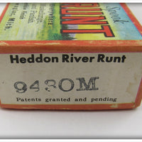 Heddon Pike Scale Jointed River Runt Empty Box