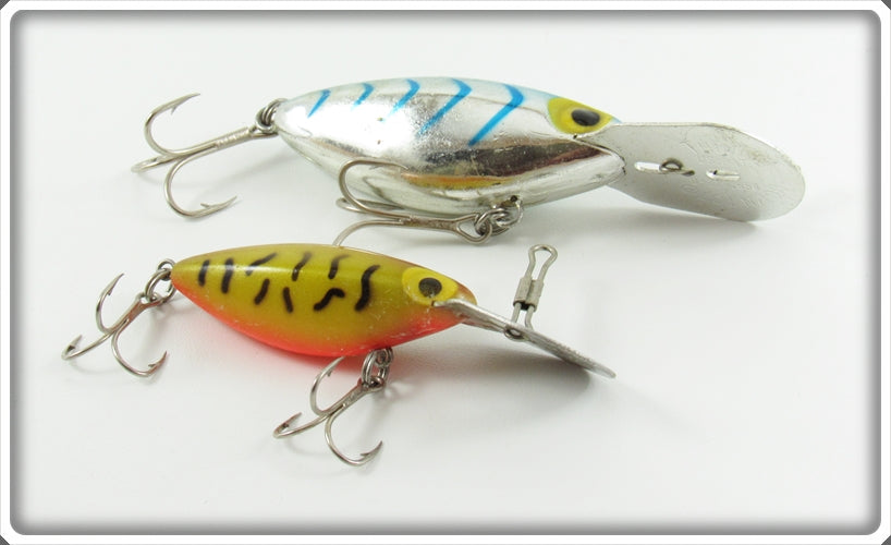 Storm Chrome & Crawdad Thinfin Lure Pair
