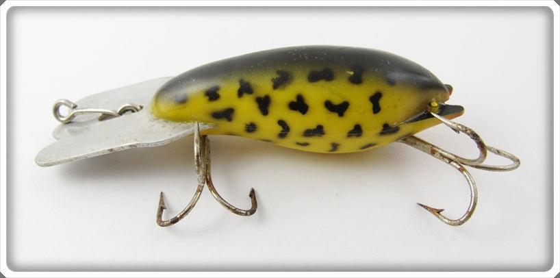 Vintage Fred Arbogast Yellow Coachdog Mud Bug Lure