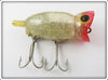 Vintage Fred Arbogast Clear Glitter Hula Popper Lure