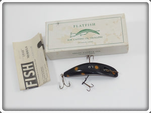 Helin L9 Black With Orange Spots Flatfish In Correct Box