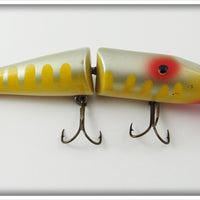 Vintage Herter's Yellow & Silver Jointed Pikie Type Lure