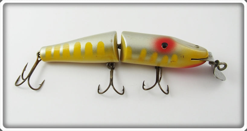 Vintage Herter's Yellow & Silver Jointed Pikie Type Lure