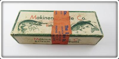 Vintage Makinen Tackle Co P100 Empty Box
