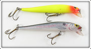 Storm Chartreuse & Natural Thunder Stick Lure Pair