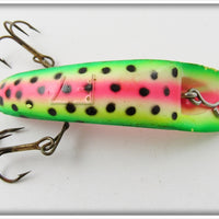 Vintage Helin Rainbow Trout F7 Flatfish Lure