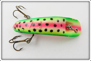 Vintage Helin Rainbow Trout F7 Flatfish Lure