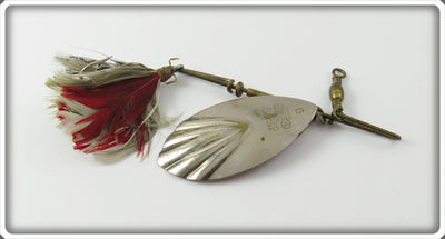 Vintage Pflueger 4 Bros No. 6 Fluted Spoon Lure