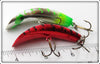 Luhr Jensen Red Chrome & Chrome Green K8 Kwikfish Pair