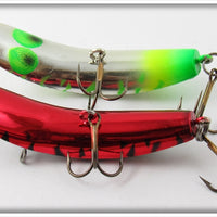 Luhr Jensen Red Chrome & Chrome Green K8 Kwikfish Pair