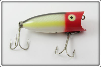 Vintage Heddon Red Head Shiner Baby Lucky 13 Lure 