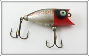 Vintage Heddon Red Head Shiner Tiny Lucky 13 Lure