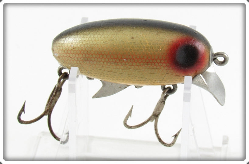 Vintage Clark's Shiner Scale Dent Eye Water Scout Lure 