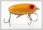 Vintage Clark's Yellow Dent Eye Water Scout Lure 