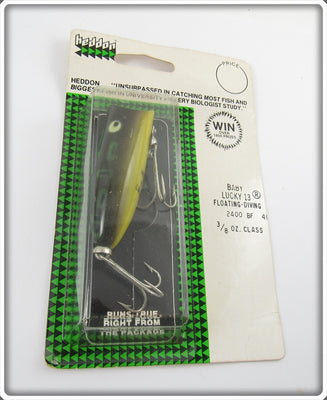 Heddon Bullfrog Baby Lucky 13 Sealed On Card BF