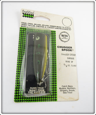 Heddon Bullfrog Chugger Spook Sealed On Card 9540 BF