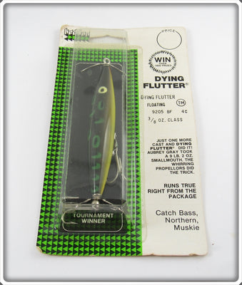 Heddon Bullfrog Dying Flutter Sealed On Card 9205 BF