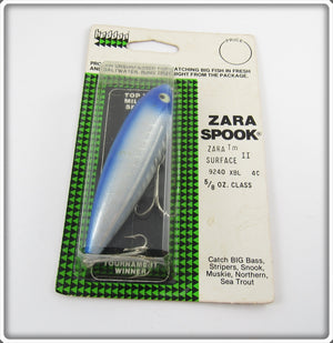 Heddon Blue Shore Zara II Sealed On Card 9240 XBL