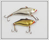 Rapala Rattlin' Rapala Pair: Chrome & Gold Chrome