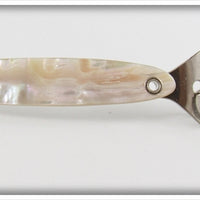Vintage Mother Of Pearl Fish Shaped Lure