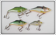 Rapala Rattlin' Rapala Lot: Natural Shad & Natural Bass