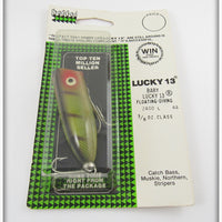 Heddon Perch Baby Lucky 13 Sealed On Card 2400 L