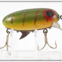 Vintage Clark's Perch Scale Dent Eye Water Scout Lure