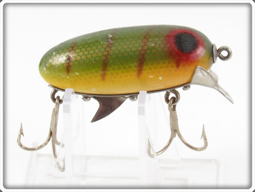 Vintage Clark's Perch Scale Dent Eye Water Scout Lure