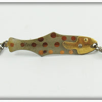 Pflueger Nickel Gold Spots Fly Rod Pippin Wobbler Lure