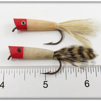 Pequea Works Inc Red & White Quilby Pair