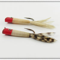 Pequea Works Inc Red & White Quilby Pair