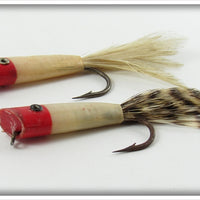 Pequea Works Inc Red & White Quilby Pair