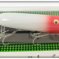 Heddon Red & White Lucky 13 Sealed On Card 2500 RH