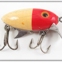 Vintage Clark's White Red Head Water Scout Lure 