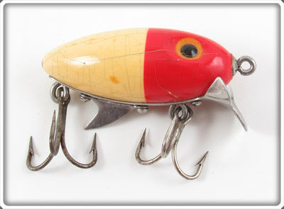 Vintage Clark's White Red Head Water Scout Lure 