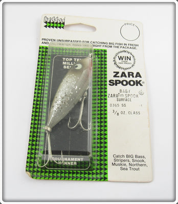 Heddon Silver Flitter Baby Zara Spook Sealed On Card 0365 SS
