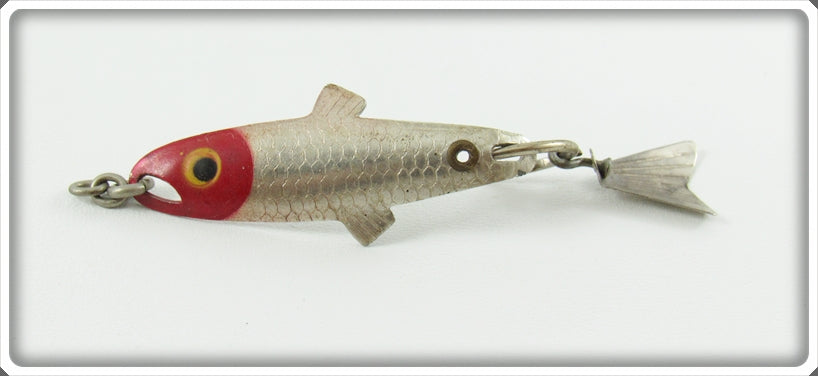 Vintage Fred Arbogast Red Head Fly Rod Tin Liz Lure