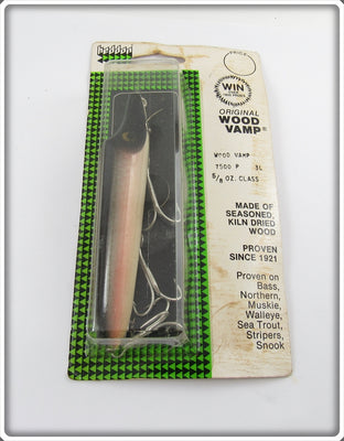 Heddon Shiner Scale Wood Vamp Sealed On Card 7500 P