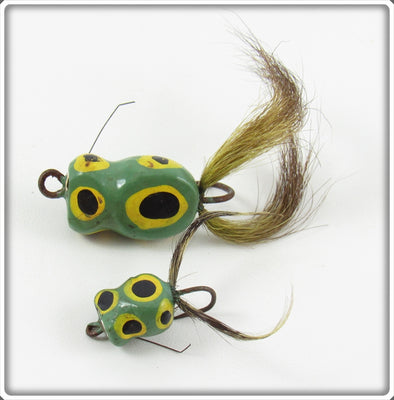 Vintage Agar Bug Co Frog Spot Corkie Pair 