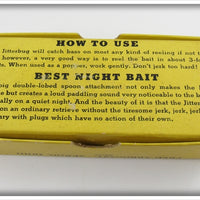 Arbogast Green Scale WW2 Plastic Lip Jitterbug In Box